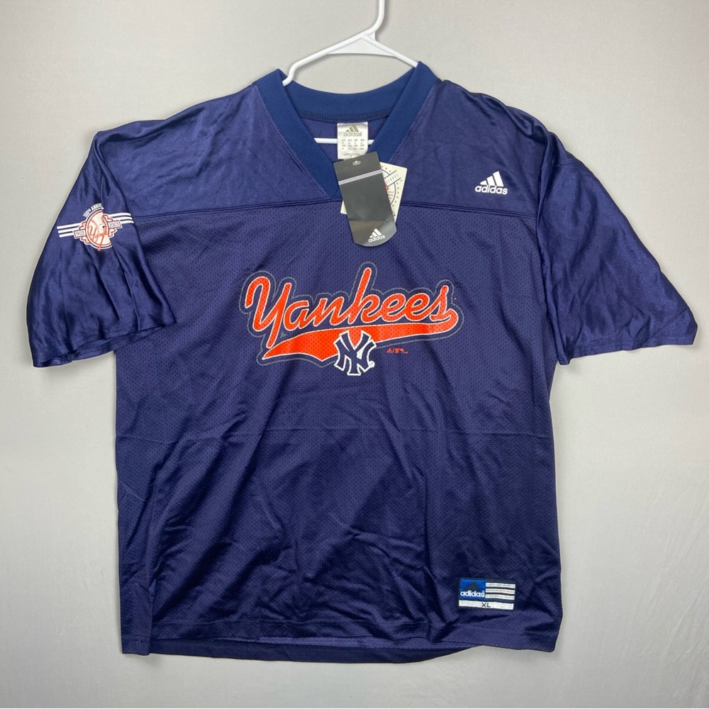 Vintage New York Yankees Bronx Bombers Jersey Adidas Men’s 100th Anniversary XL